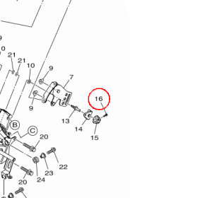 YAMAHA - WKRET nr: 901570300700 > 985070301000