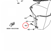 YAMAHA - WKRET nr: 9015906M2800