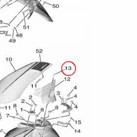 YAMAHA - wkret nr: 901670580100