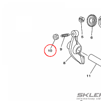 YAMAHA - SPREZYNA nr: 901700530200