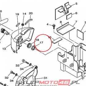 YAMAHA - SPREZYNA nr: 901702218700