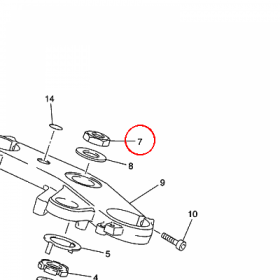 YAMAHA - SPREZYNA nr: 901702841900