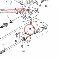 YAMAHA - nakretka nr: 901791666100