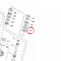 YAMAHA - nakretka nr: 901792581100