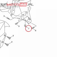 YAMAHA - nakretka nr: 901830581600
