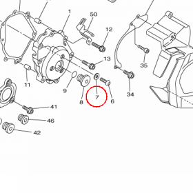 YAMAHA - podkladka nr: 902010643100