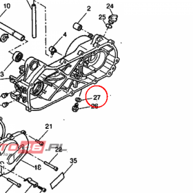 YAMAHA - podkladka nr: 902010808700
