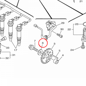 YAMAHA - podkladka nr: 902011003400