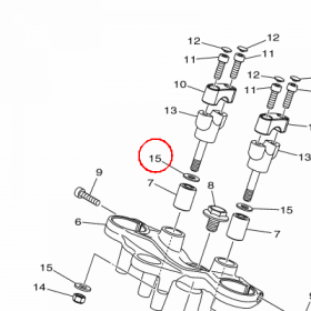 YAMAHA - podkladka nr: 902011007400