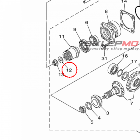 YAMAHA - podkladka nr: 902011202900