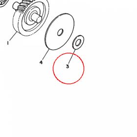 YAMAHA - podkladka nr: 90201127E100