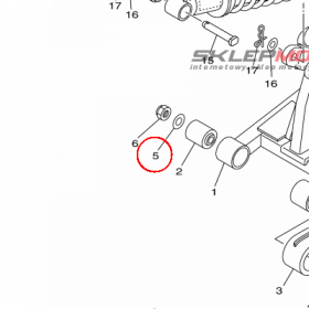 YAMAHA - podkladka nr: 90201127J600