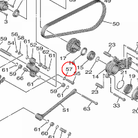 YAMAHA - podkladka nr: 902011301500