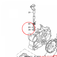 YAMAHA - podkladka nr: 90201158L500
