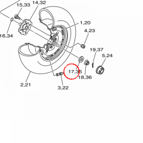 YAMAHA - podkladka nr: 902011602300