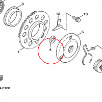 YAMAHA - podkladka nr: 902011680200