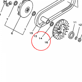 YAMAHA - podkladka nr: 9020116X0800