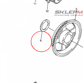 YAMAHA - Washer, Plate nr: 902012001400
