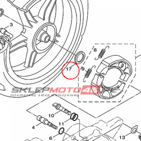 YAMAHA - podkladka nr: 90201203E700