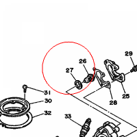 YAMAHA - podkladka nr: 902012156700