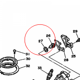 YAMAHA - podkladka nr: 902012156700