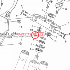 YAMAHA - podkladka nr: 90201286K900