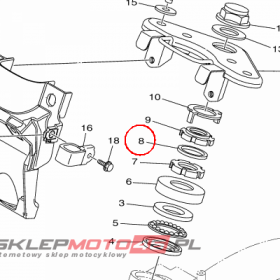 YAMAHA - podkladka nr: 902022614200