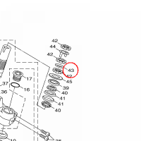 YAMAHA - podkladka nr: 902023023500