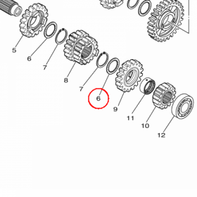 YAMAHA - podkladka nr: 902092000800