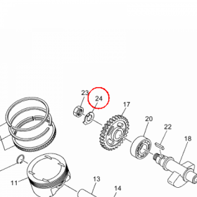 YAMAHA - sruba spec. nr: 9021518X0000