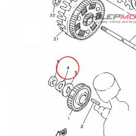 YAMAHA - sruba spec. nr: 902152000600