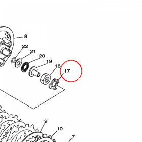 YAMAHA - sruba spec. nr: 902152023100