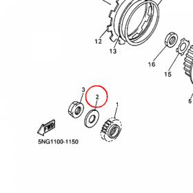 YAMAHA - sruba spec. nr: 902152100100