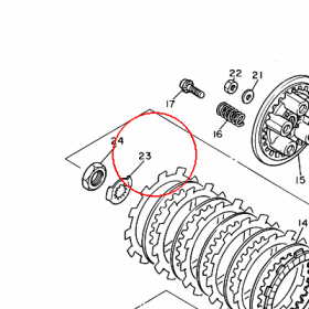 YAMAHA - sruba spec. nr: 902152224400
