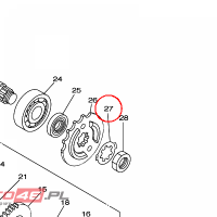 YAMAHA - sruba spec. nr: 902152326500