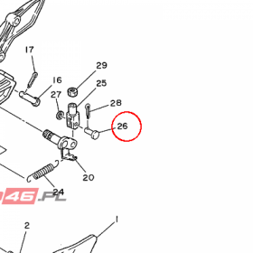 YAMAHA - WALEK LOZYSKA nr: 902400801300