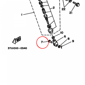 YAMAHA - WALEK LOZYSKA nr: 902400812400