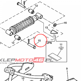 YAMAHA - WALEK LOZYSKA nr: 902401006900
