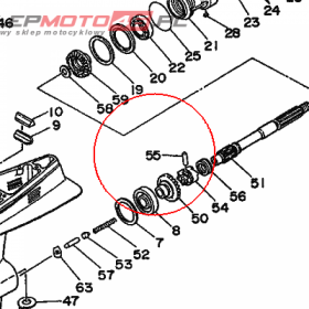 YAMAHA - SWORZEN nr: 902500602300