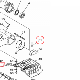 YAMAHA - ZATRZASK nr: 902674718700