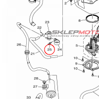 YAMAHA - zatrzask nr: 902690500100