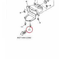 YAMAHA - zatrzask nr: 902690500500