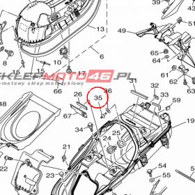 YAMAHA - zatrzask nr: 902690500600