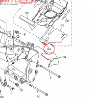 YAMAHA - zatrzask nr: 902690601600