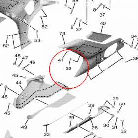 YAMAHA - zatrzask nr: 902690604600