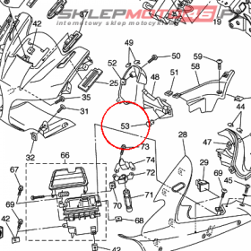 YAMAHA - zatrzask nr: 902690700600