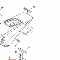YAMAHA - zatrzask nr: 902690707100