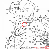 YAMAHA - zatrzask nr: 902690800700