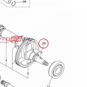 YAMAHA - WALEK LOZYSKA nr: 902800300600