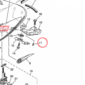 YAMAHA - WENTYL nr: 903380601800